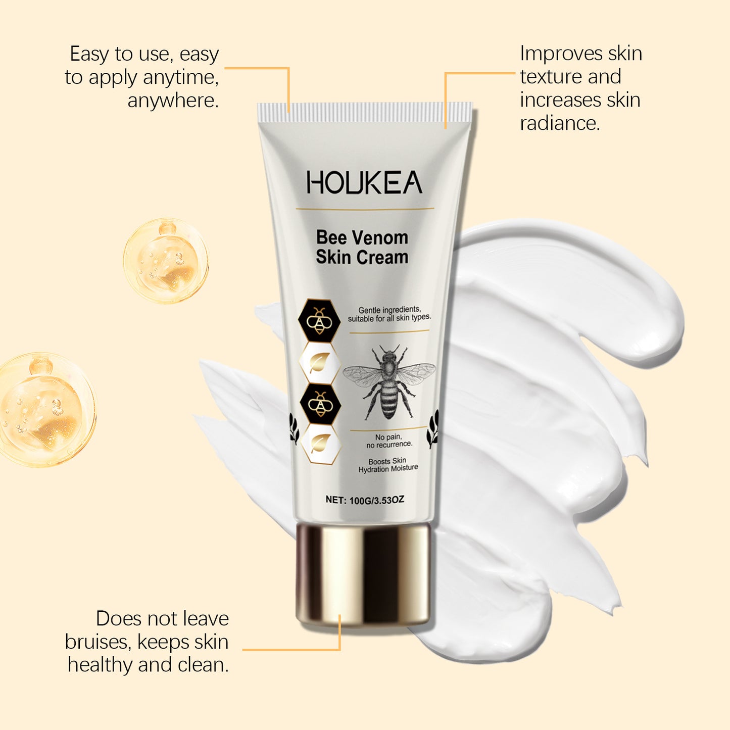 Pain-free Bee Venom Wart and Tags Removoal Cream